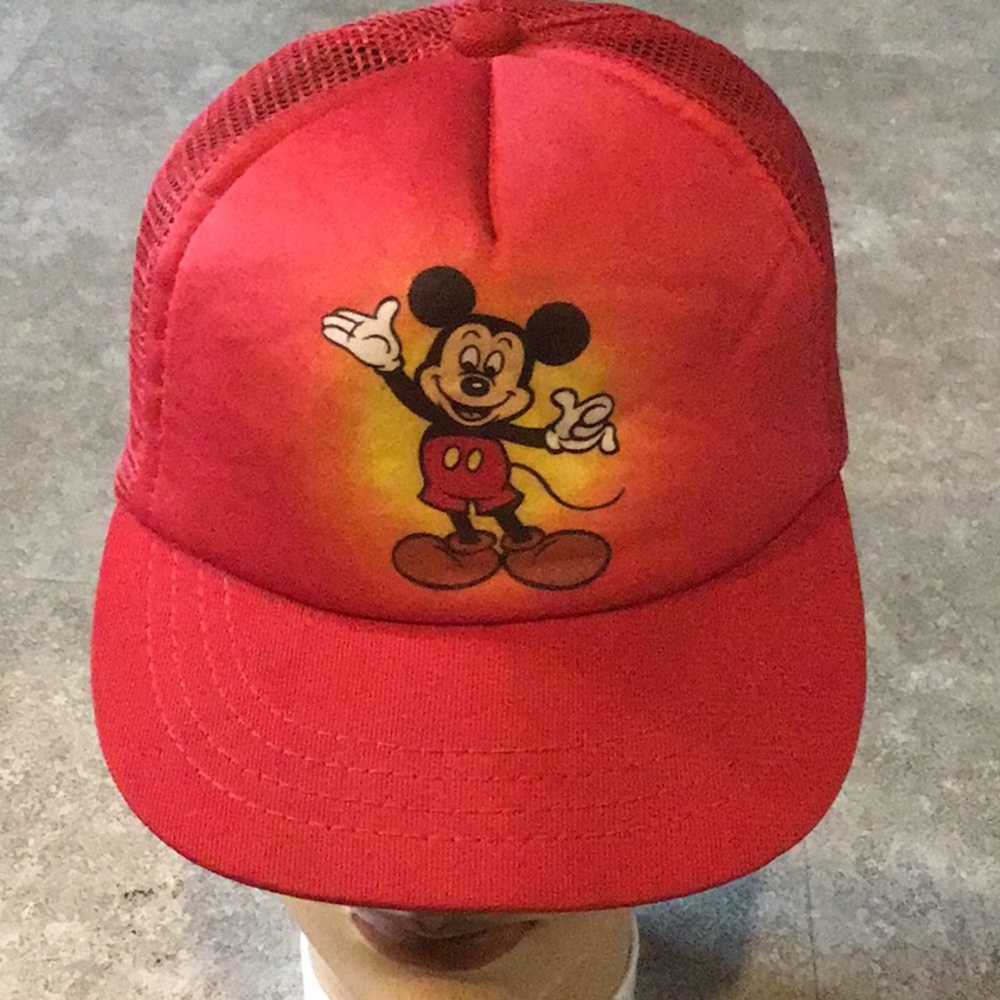 Vintage kids Disney Mickey Mouse cap hat